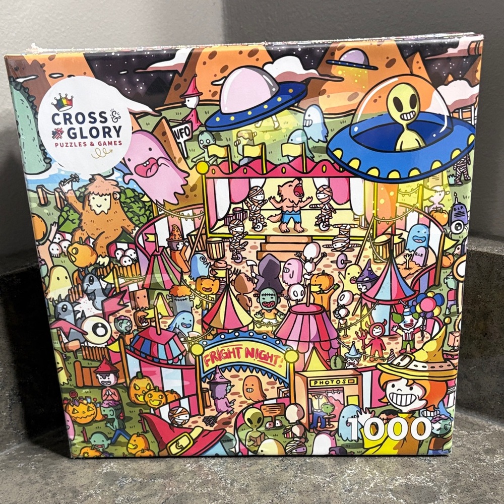 Monster’s Gala: A Halloween Hauntfest Puzzle - 1000 Pieces